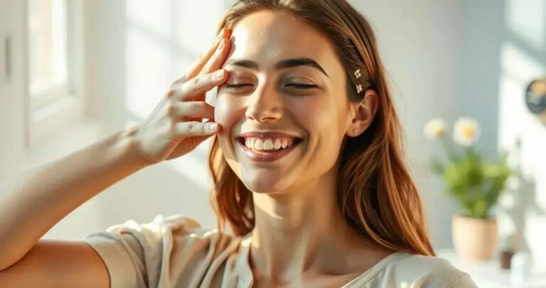 automassagem facial diminuir inchaço