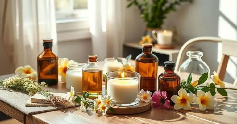 como fazer velas aromáticas DIY