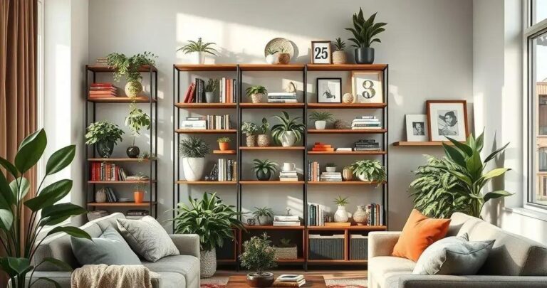 como usar prateleiras na decoração