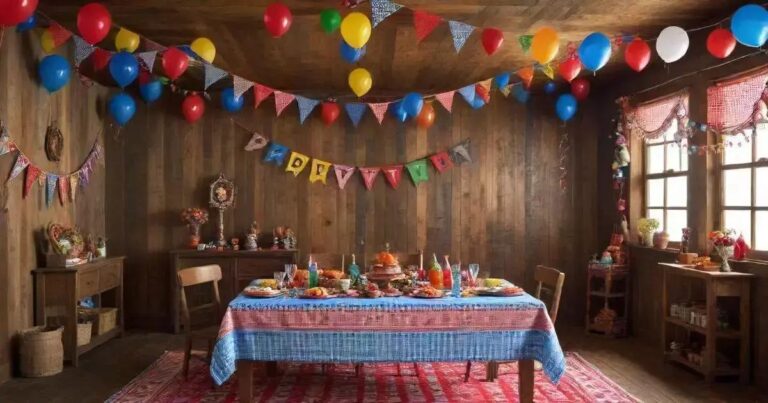 decoração de festa junina em casa