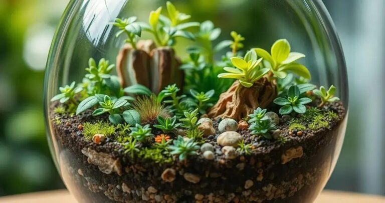 DIY terrário fechado
