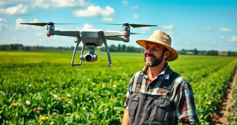 drones na agricultura