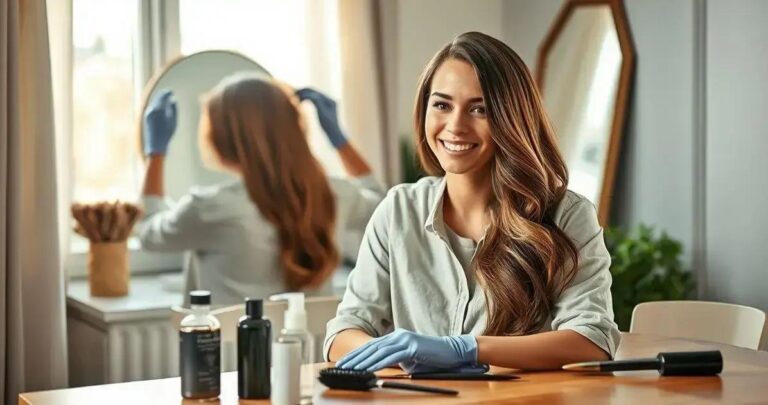 luzes cabelo em casa como fazer
