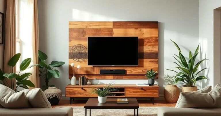 como fazer um painel de TV barato