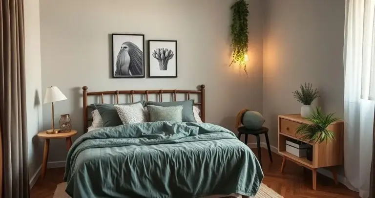 decoração de quarto de casal pequeno e aconchegante