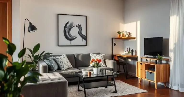 decoração de sacada de apartamento pequena